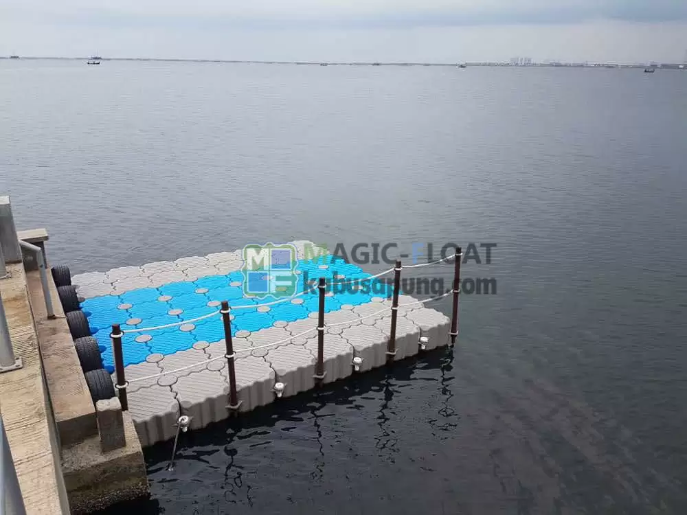 Dermaga Kubus Apung HDPE | Magic-Float Indonesia 12 kubus apung